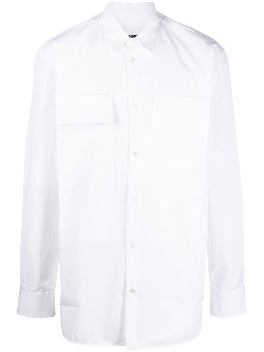 Jil Sander long-sleeve button-up shirt - White von Jil Sander