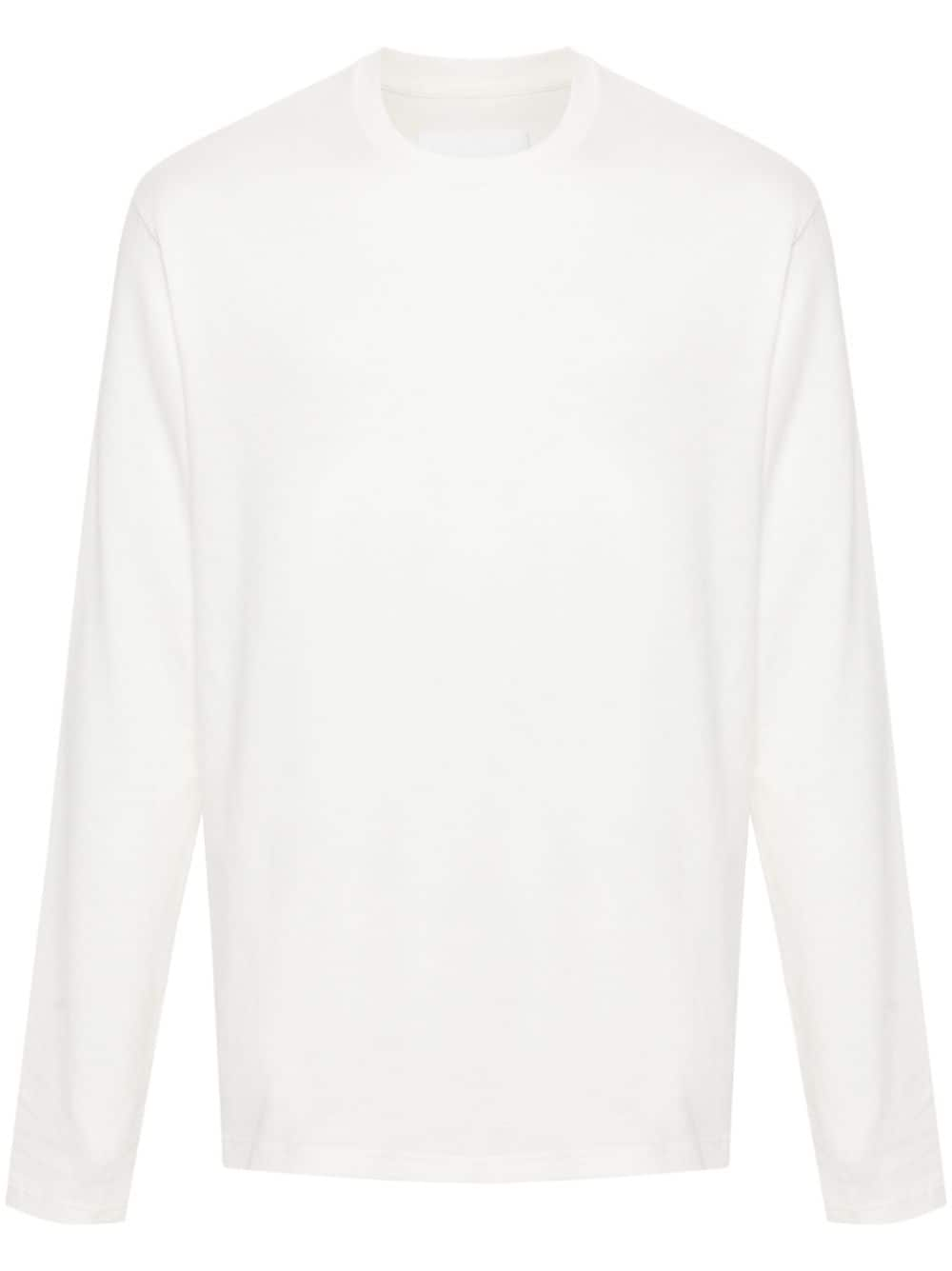 Jil Sander long-sleeve cotton T-shirt - White von Jil Sander