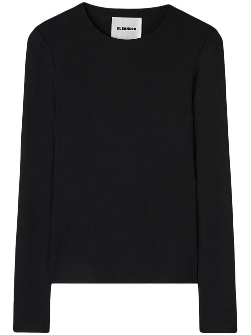 Jil Sander long-sleeve jersey T-shirt - Black von Jil Sander