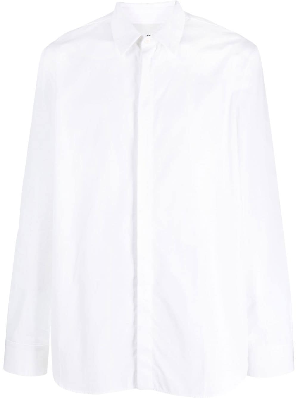 Jil Sander long-sleeve poplin shirt - White von Jil Sander