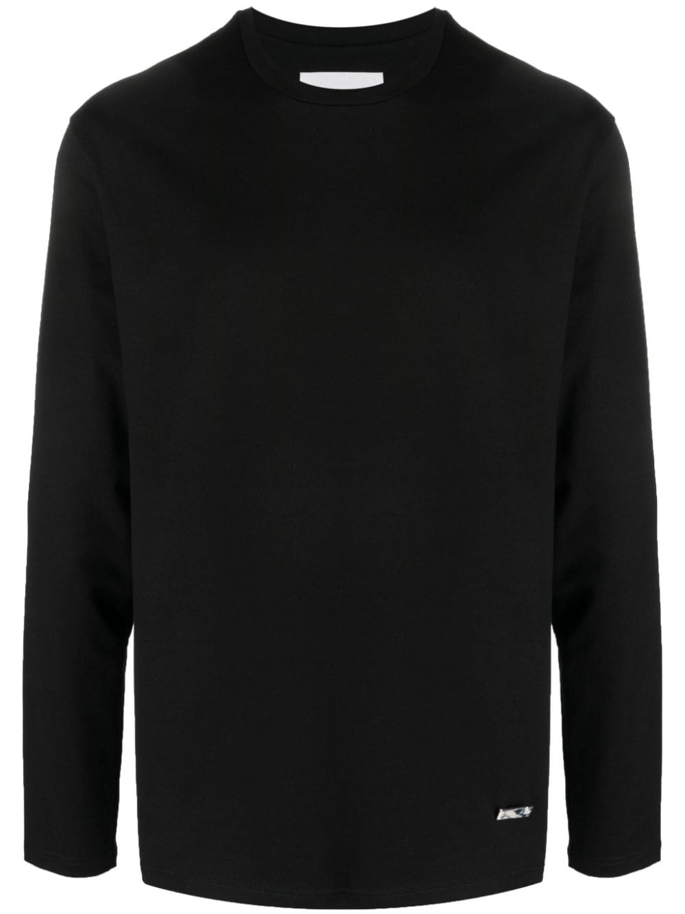 Jil Sander long-sleeved cotton T-shirt - Black von Jil Sander