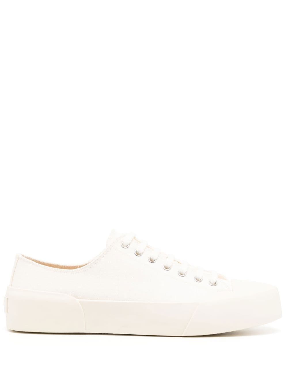 Jil Sander low-top canvas sneakers - White von Jil Sander