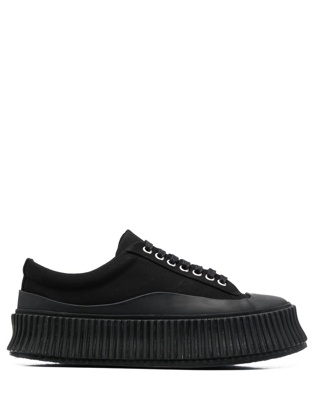 Jil Sander low-top lace-up sneakers - Black von Jil Sander