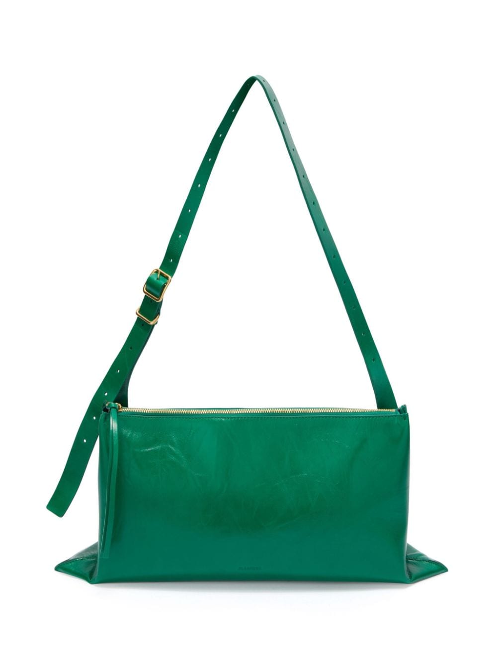 Jil Sander medium Empire leather shoulder bag - Green von Jil Sander
