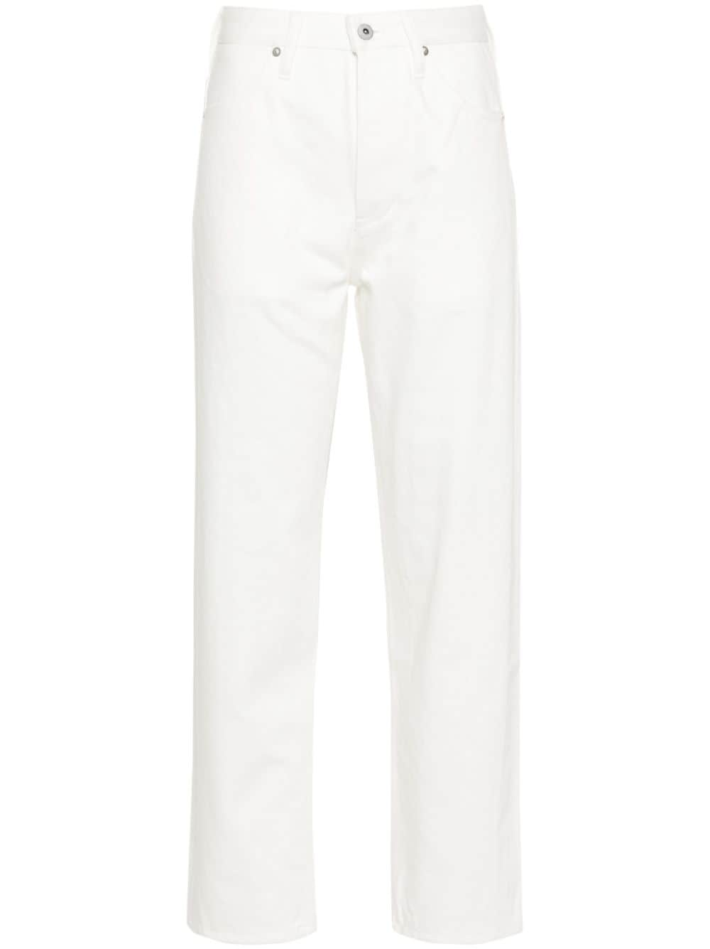 Jil Sander mid-rise straight jeans - White von Jil Sander