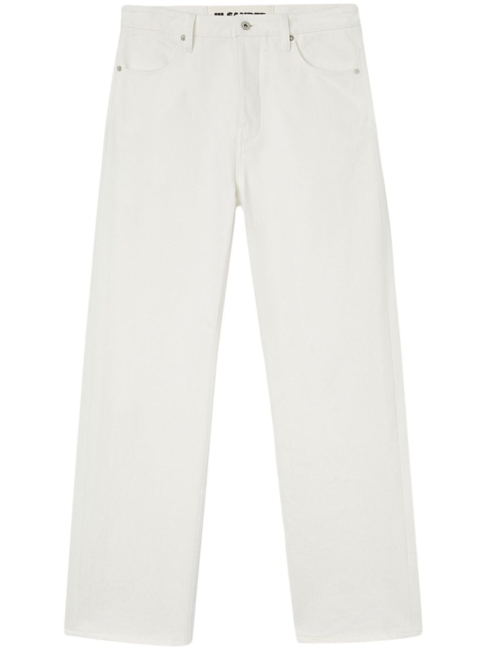 Jil Sander mid-rise straight-leg jeans - White von Jil Sander