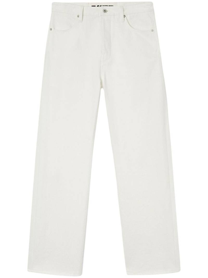 Jil Sander mid-rise straight-leg jeans - White von Jil Sander