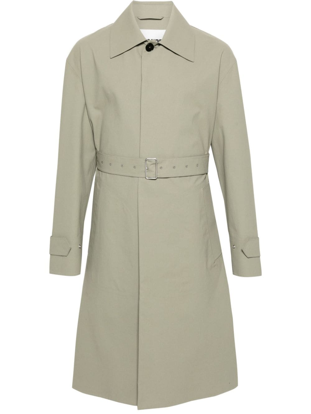 Jil Sander midi trench coat - Green von Jil Sander