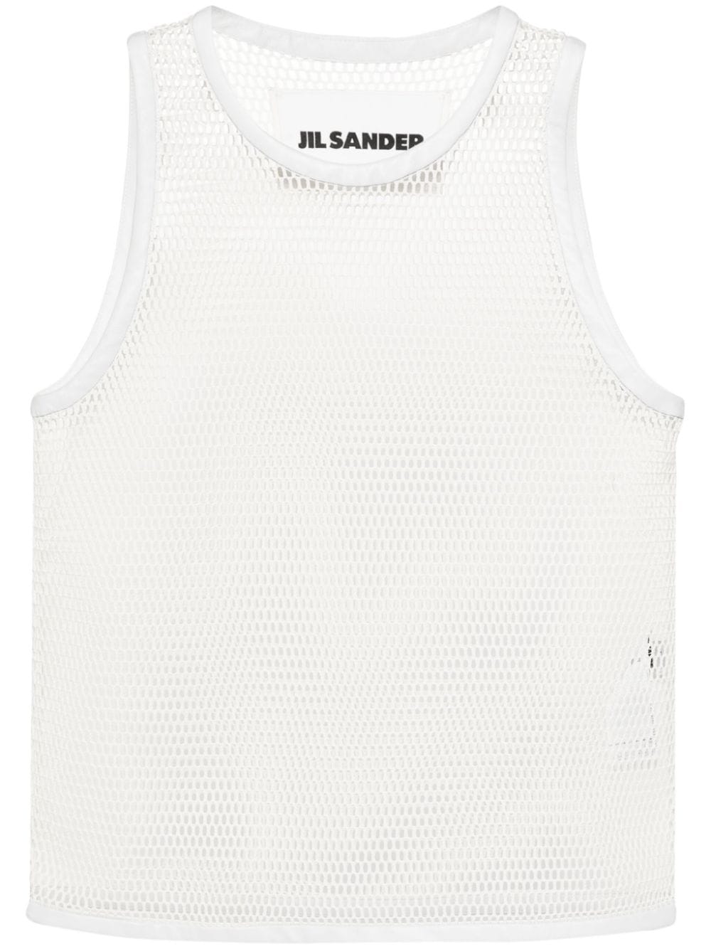 Jil Sander open-knit tank top - White von Jil Sander