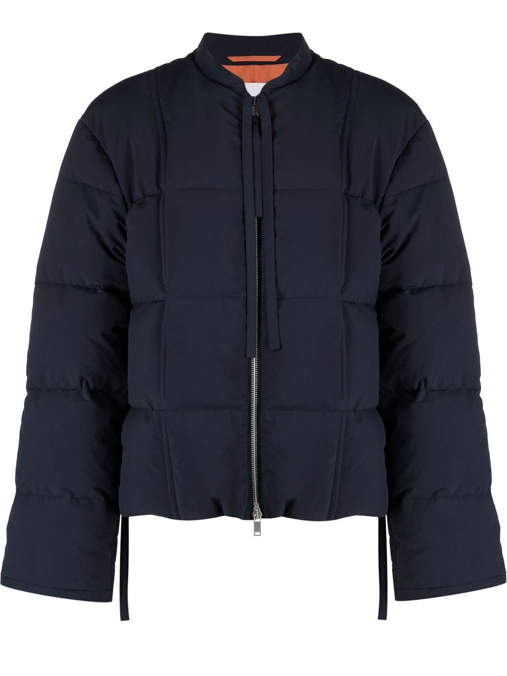 Jil Sander oversized cotton puffer jacket - Blue von Jil Sander
