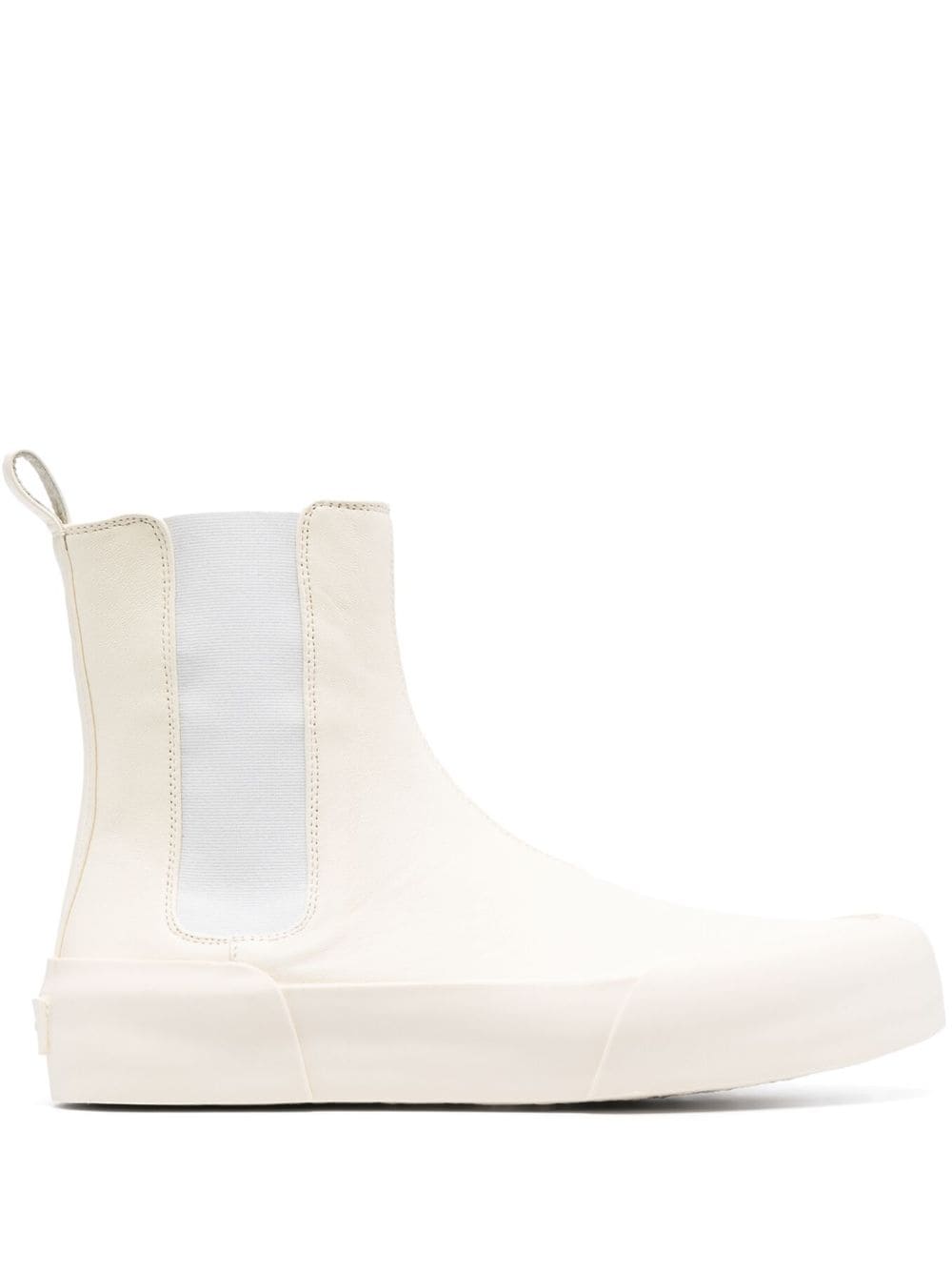 Jil Sander panelled leather ankle boots - Neutrals von Jil Sander