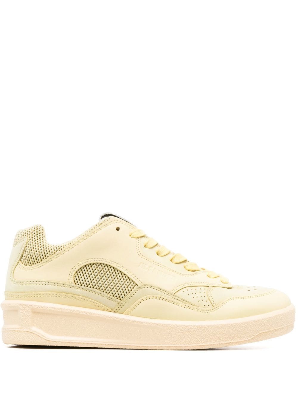 Jil Sander panelled low-top sneakers - Yellow von Jil Sander