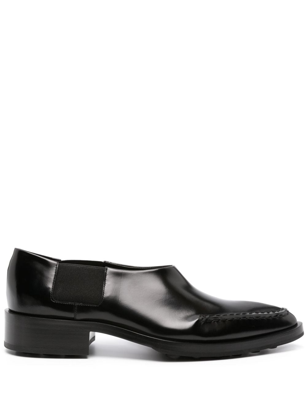 Jil Sander pointed-toe leather loafers - Black von Jil Sander