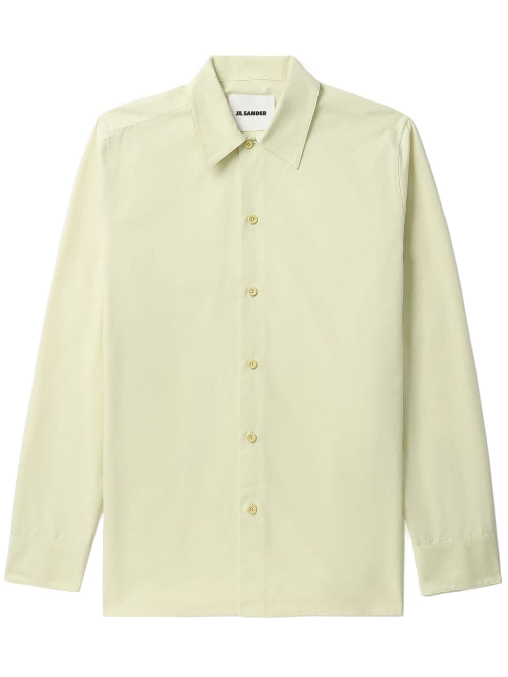 Jil Sander poplin cotton shirt - Green von Jil Sander