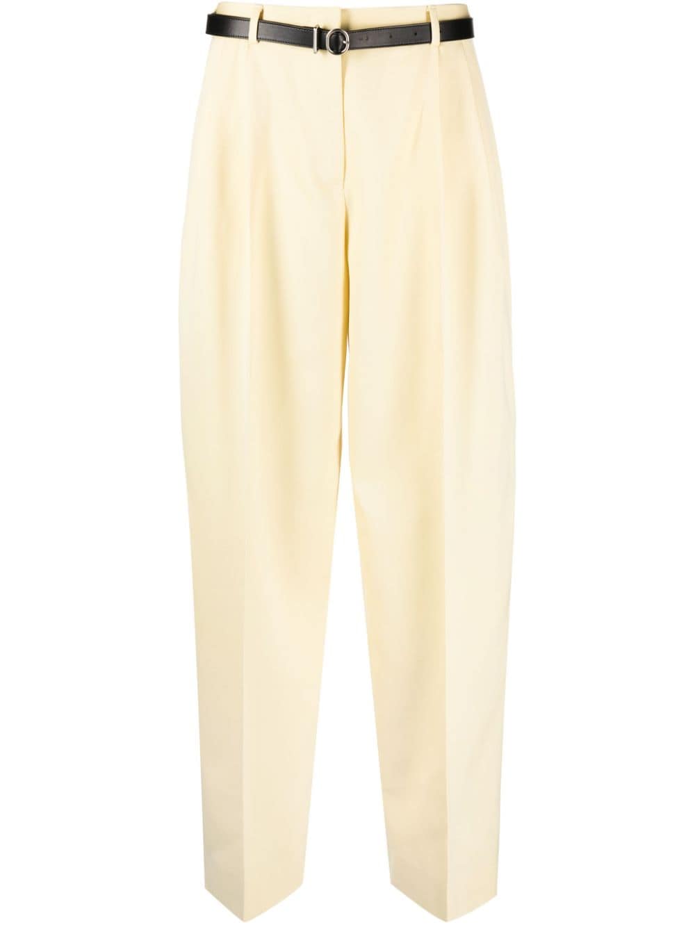 Jil Sander regular butter wool trousers - Yellow von Jil Sander