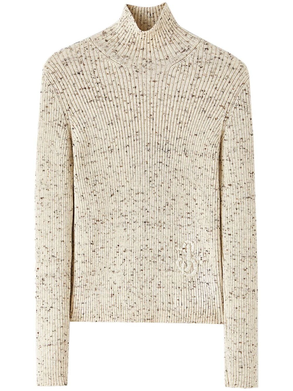 Jil Sander ribbed-knit high-neck top - Neutrals von Jil Sander