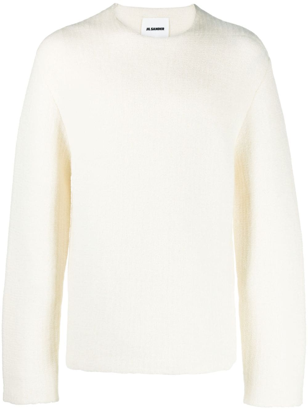 Jil Sander ribbed-knit jumper - White von Jil Sander