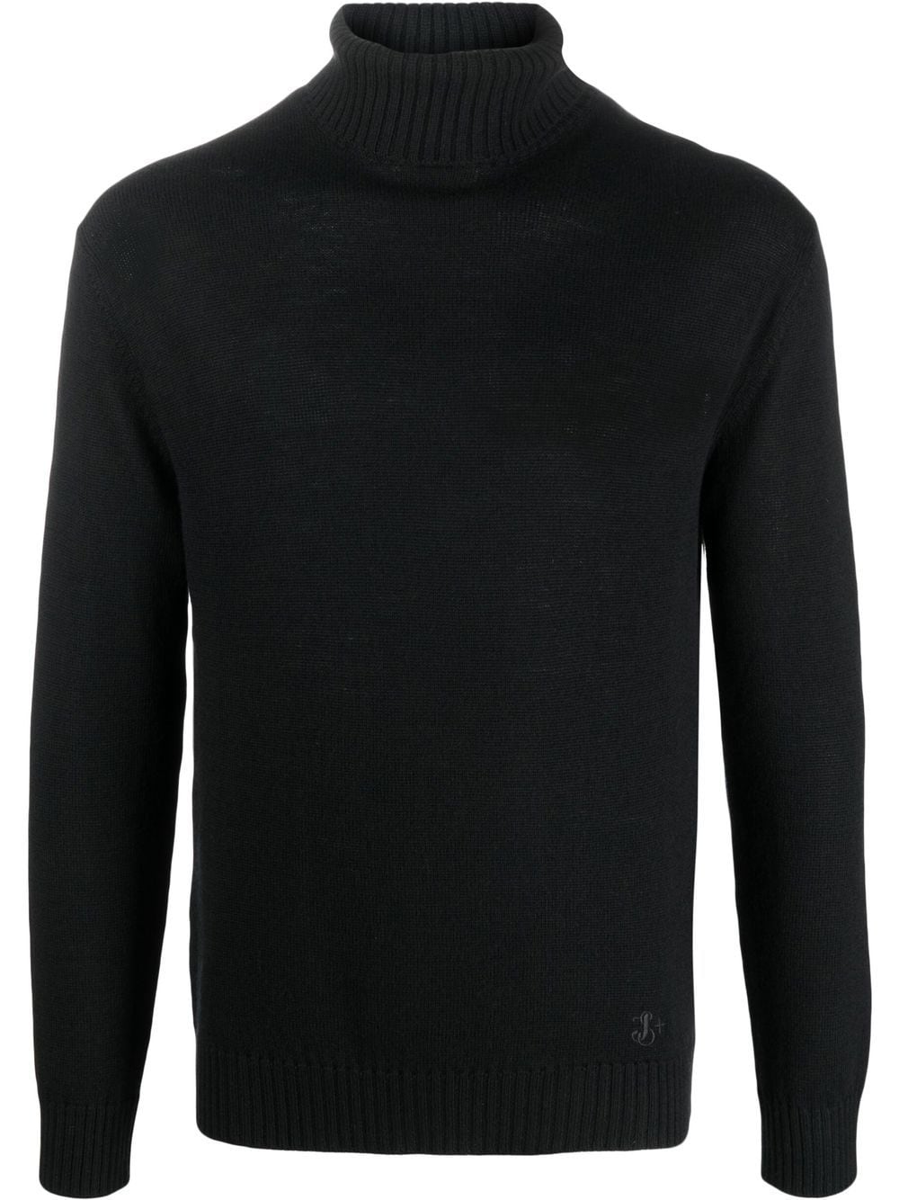 Jil Sander roll neck knitted sweater - Black von Jil Sander
