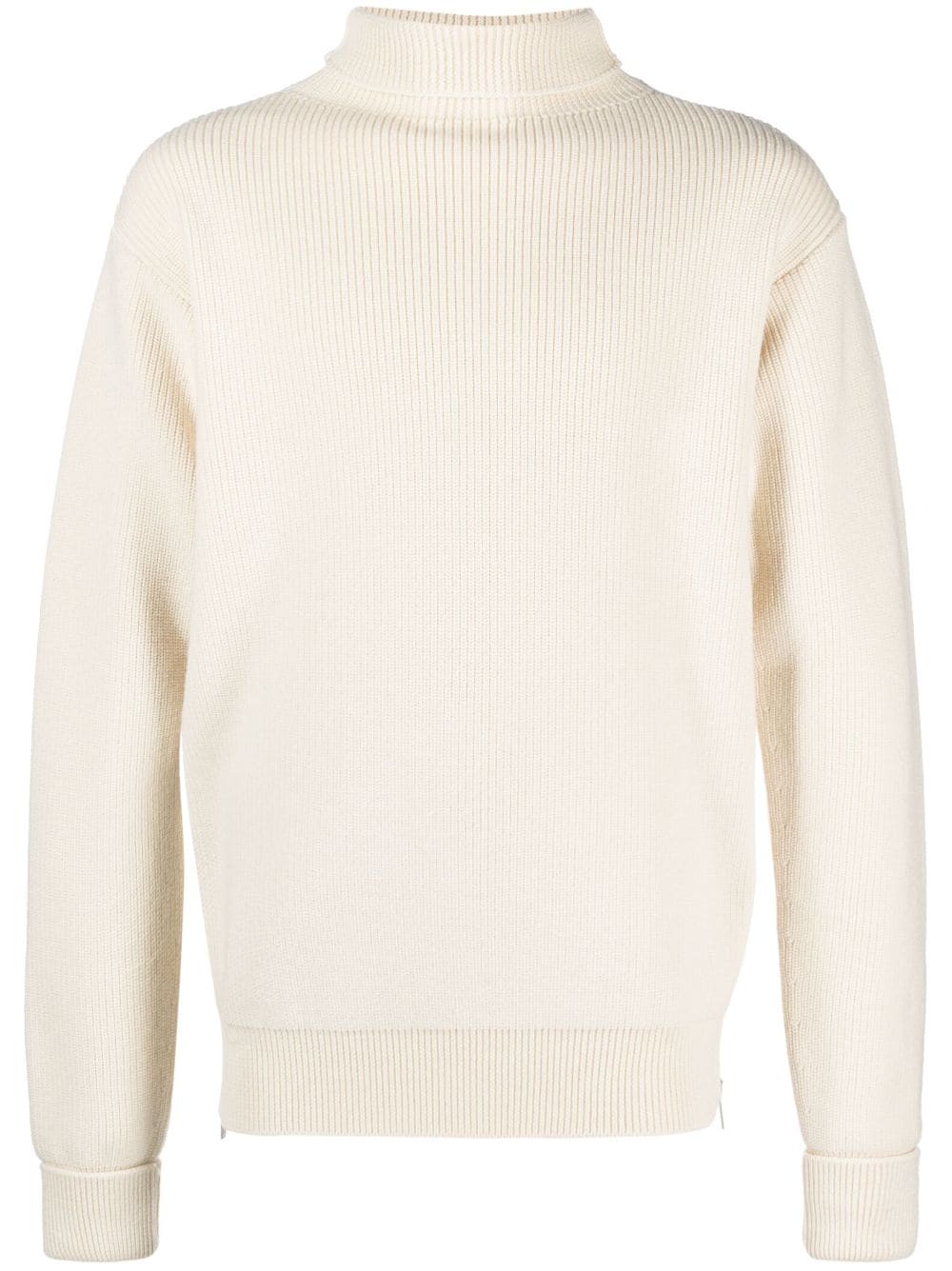 Jil Sander roll-neck wool jumper - White von Jil Sander