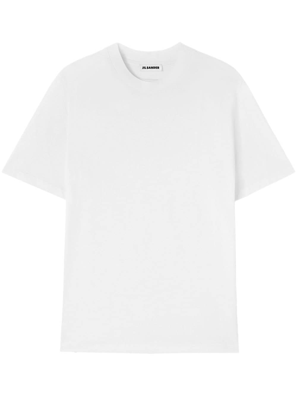 Jil Sander round-neck short-sleeve T-shirt - White von Jil Sander