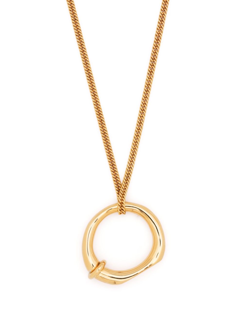 Jil Sander round-pendant necklace - Gold von Jil Sander