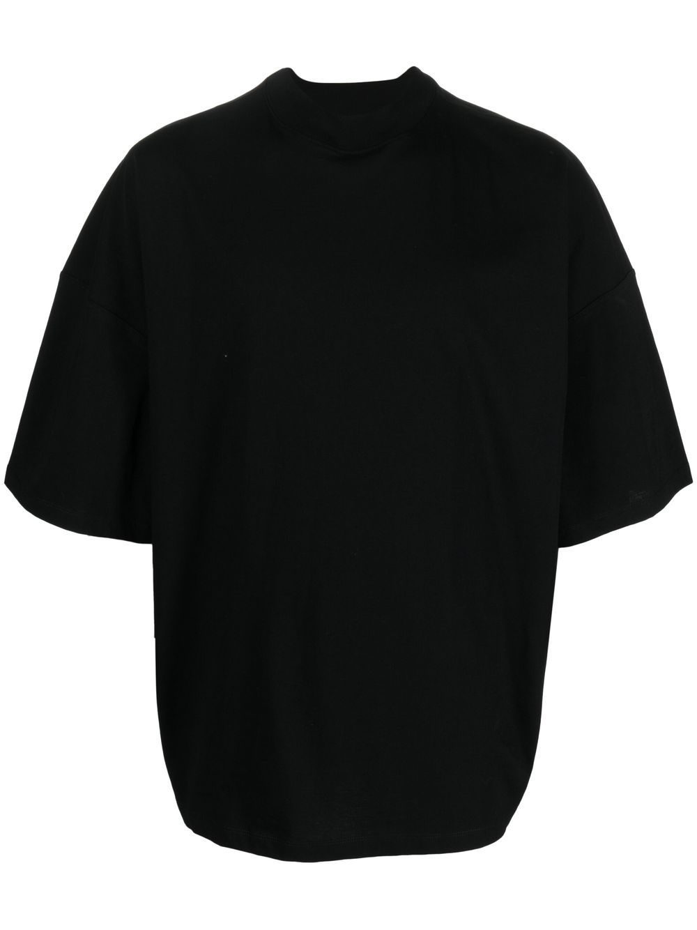 Jil Sander short-sleeved cotton T-shirt - Black von Jil Sander