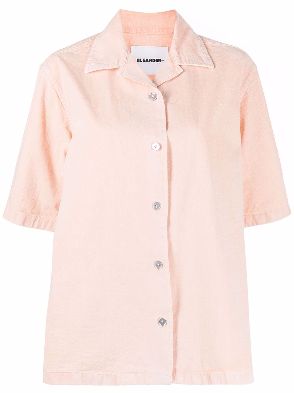 Jil Sander short-sleeved cotton shirt - Pink von Jil Sander