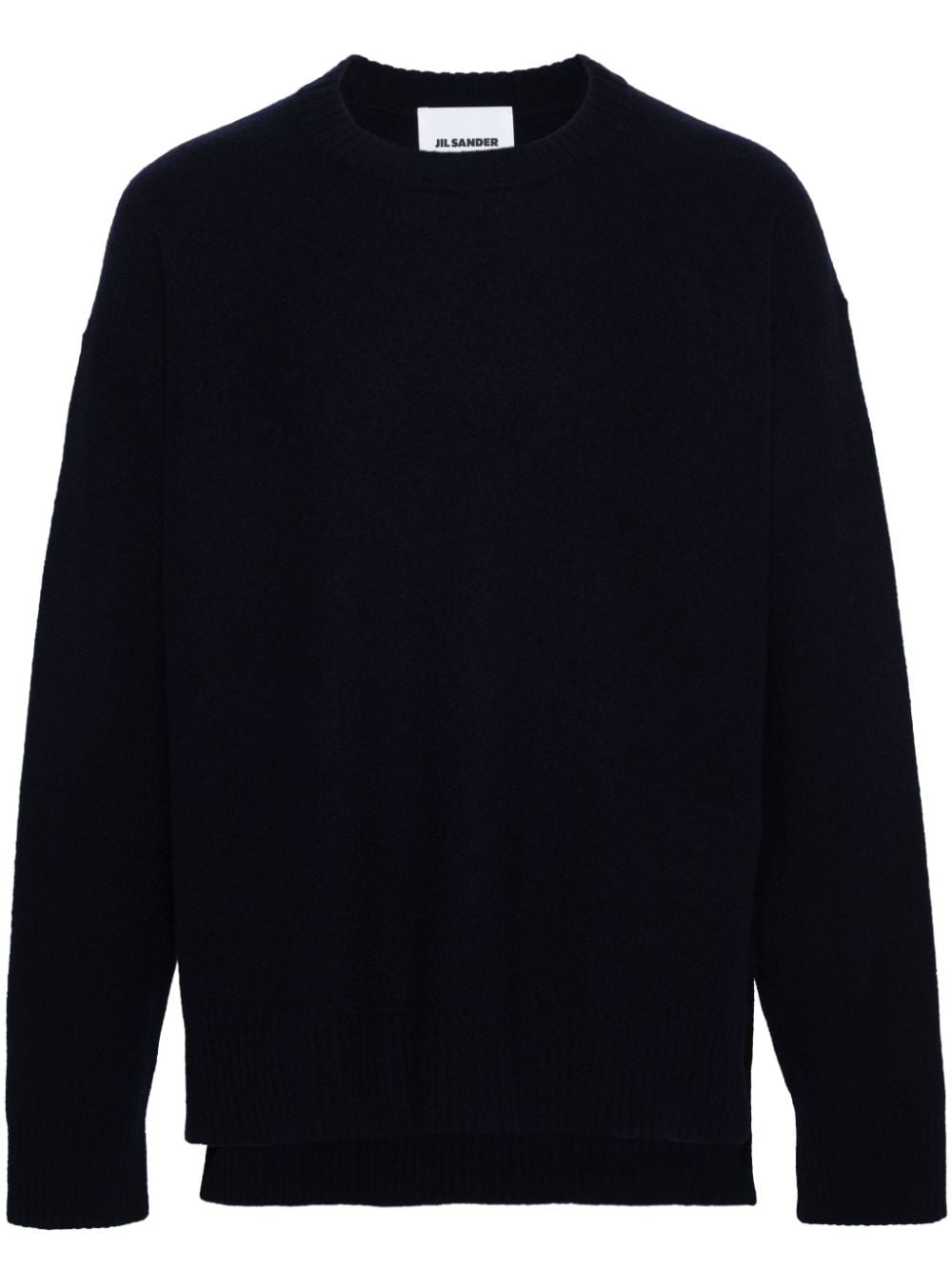 Jil Sander side-slits wool jumper - Blue von Jil Sander