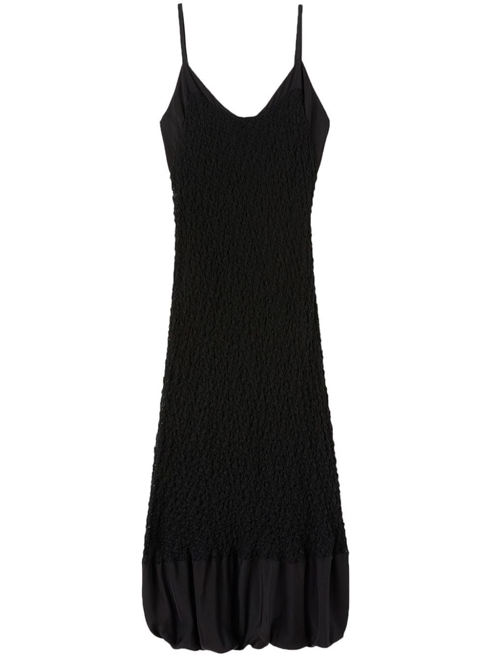 Jil Sander sleeveless knitted midi dress - Black von Jil Sander