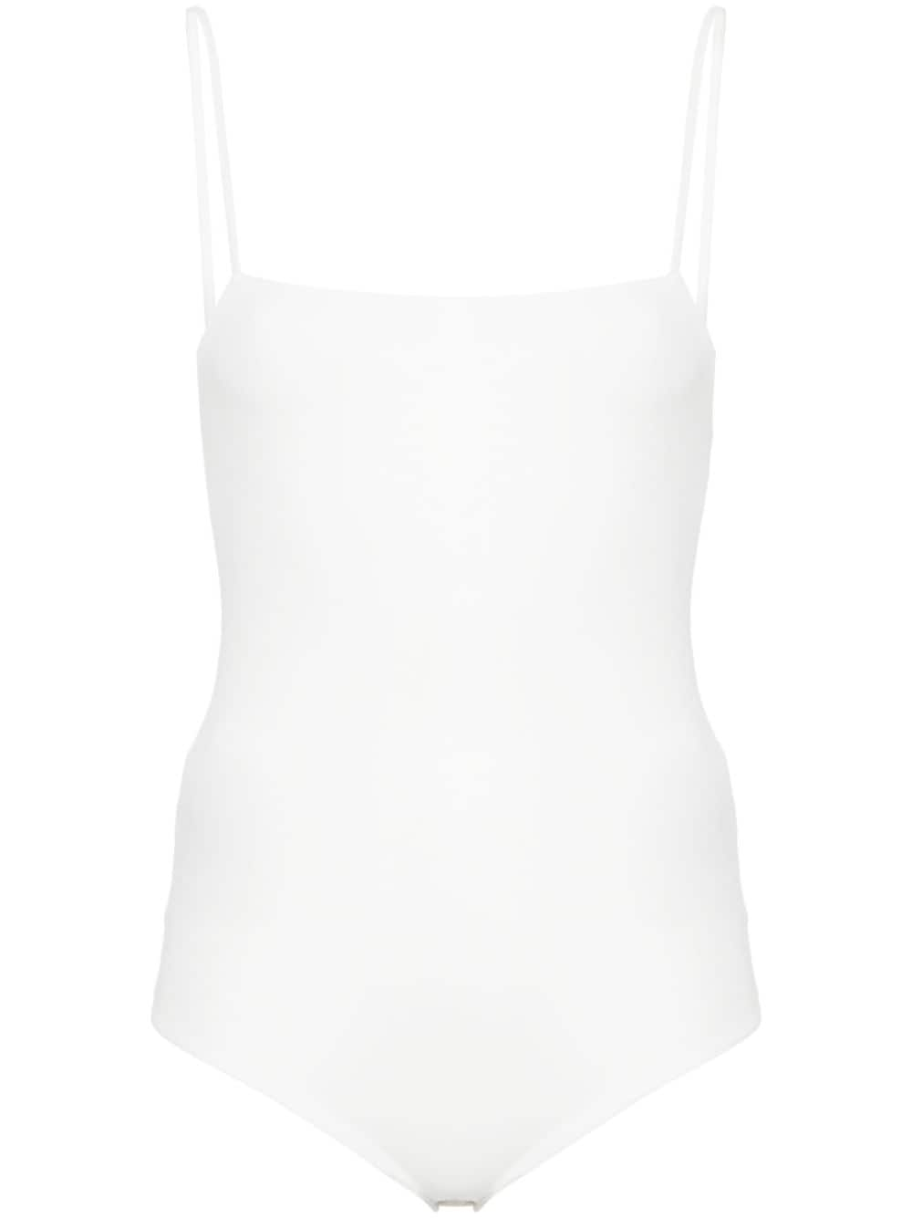 Jil Sander square-neck bodysuit - White von Jil Sander