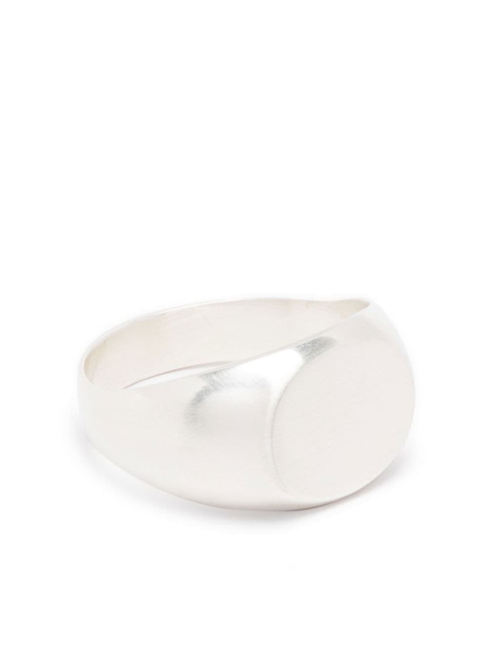 Jil Sander silver signet band ring von Jil Sander