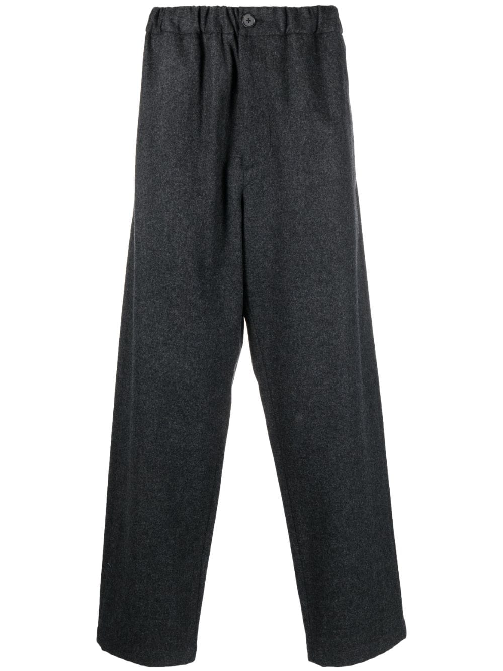 Jil Sander straight-leg cotton trousers - Grey von Jil Sander