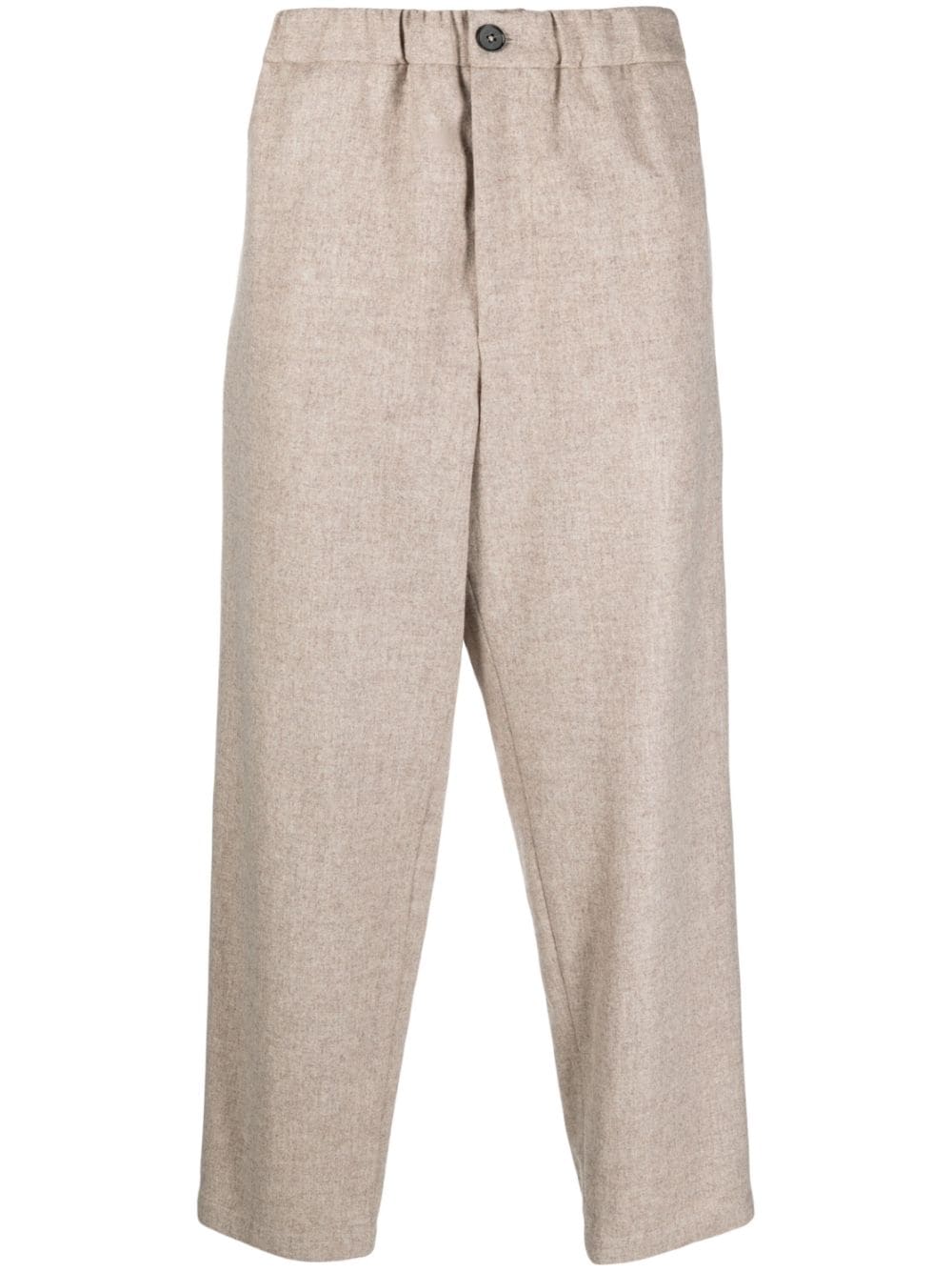 Jil Sander straight-leg cotton trousers - Neutrals von Jil Sander