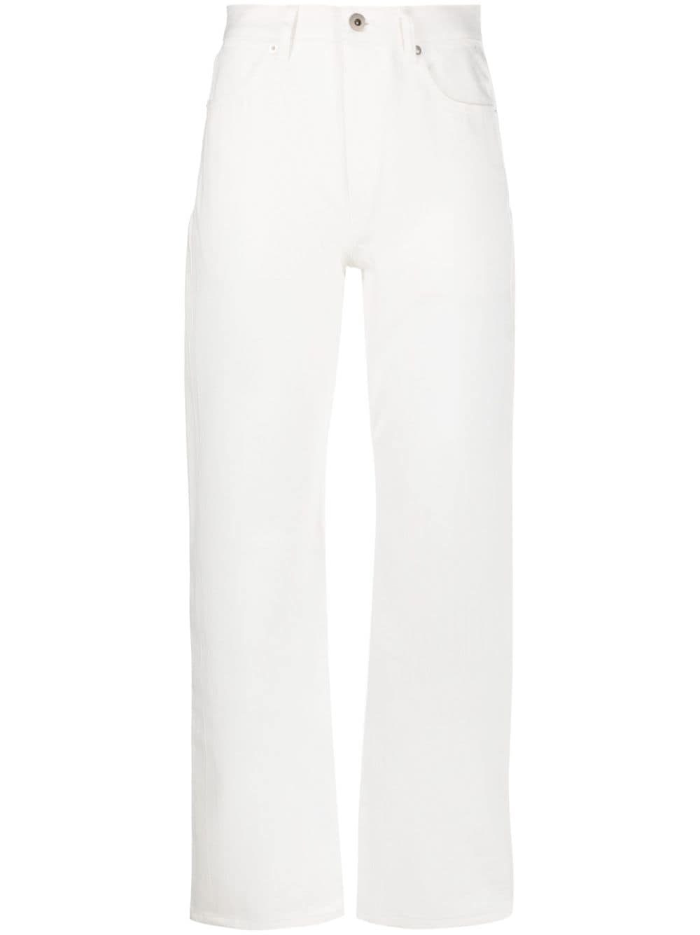 Jil Sander straight-leg cotton trousers - White von Jil Sander