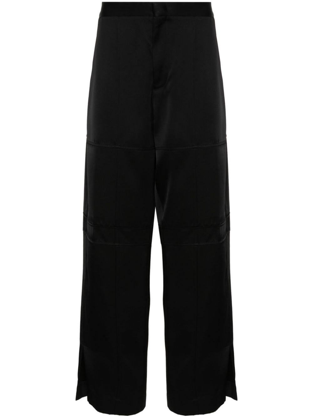 Jil Sander straight-leg twill trousers - Black von Jil Sander