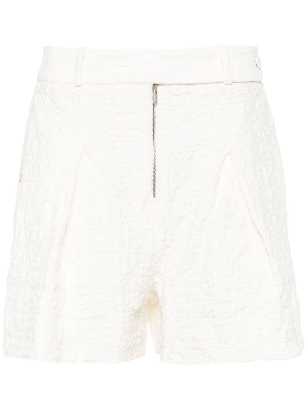 Jil Sander textured-finish shorts - Neutrals von Jil Sander