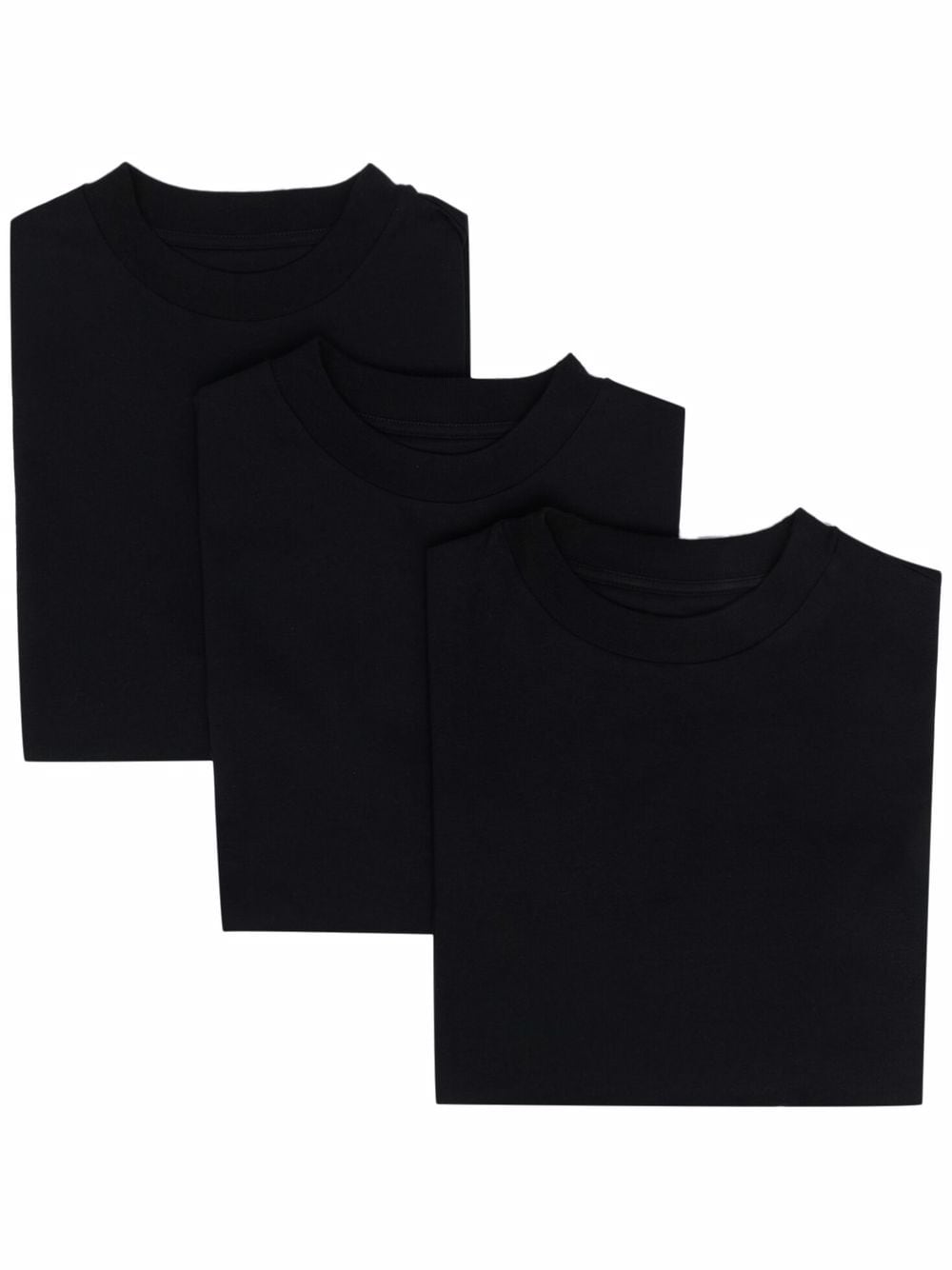 Jil Sander three-pack organic-cotton T-shirts - Black von Jil Sander