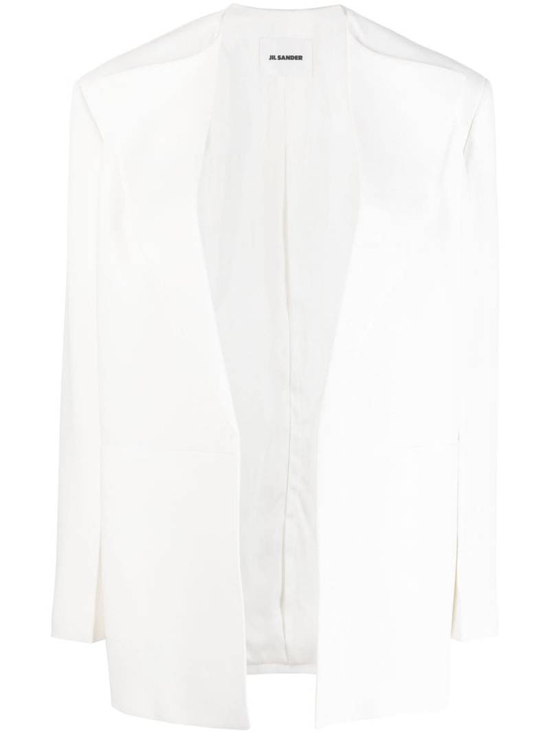 Jil Sander tailored jacket - White von Jil Sander