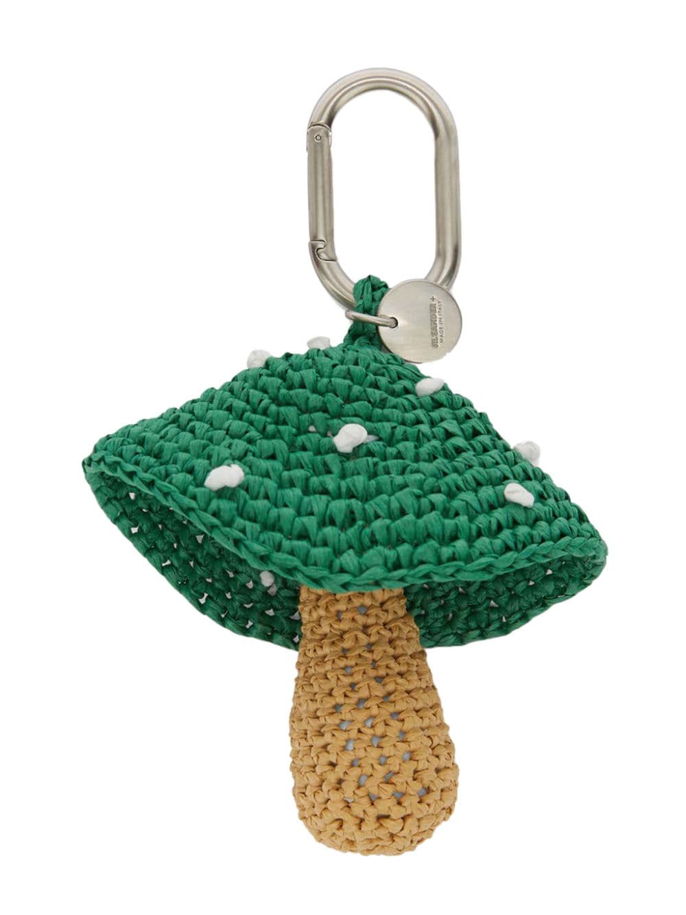 Jil Sander woven raffia mushroom charm - Green von Jil Sander