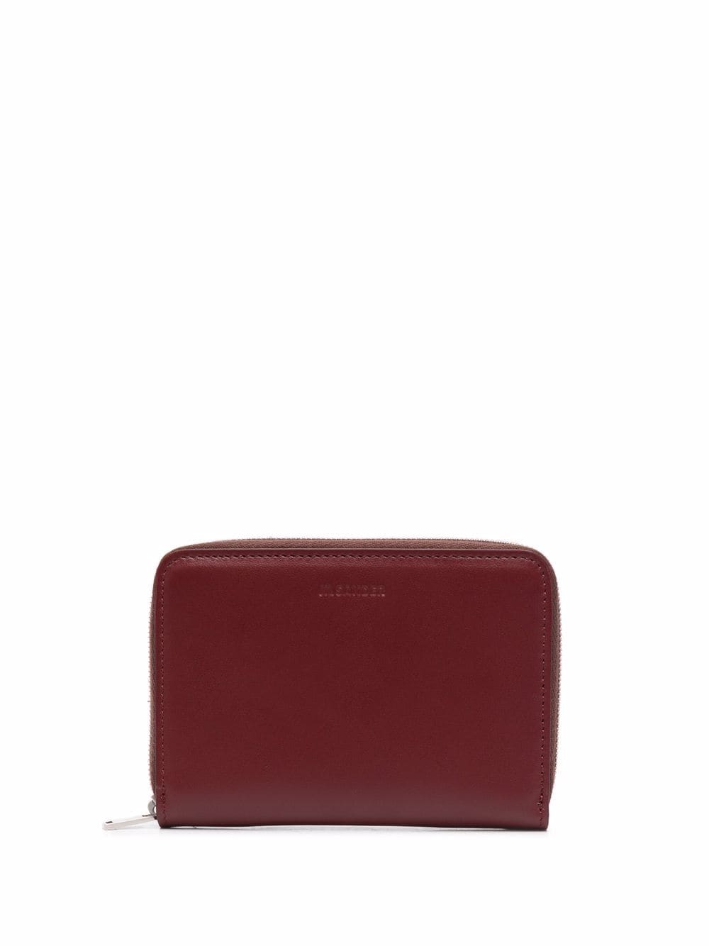 Jil Sander zip-around leather wallet - Red von Jil Sander