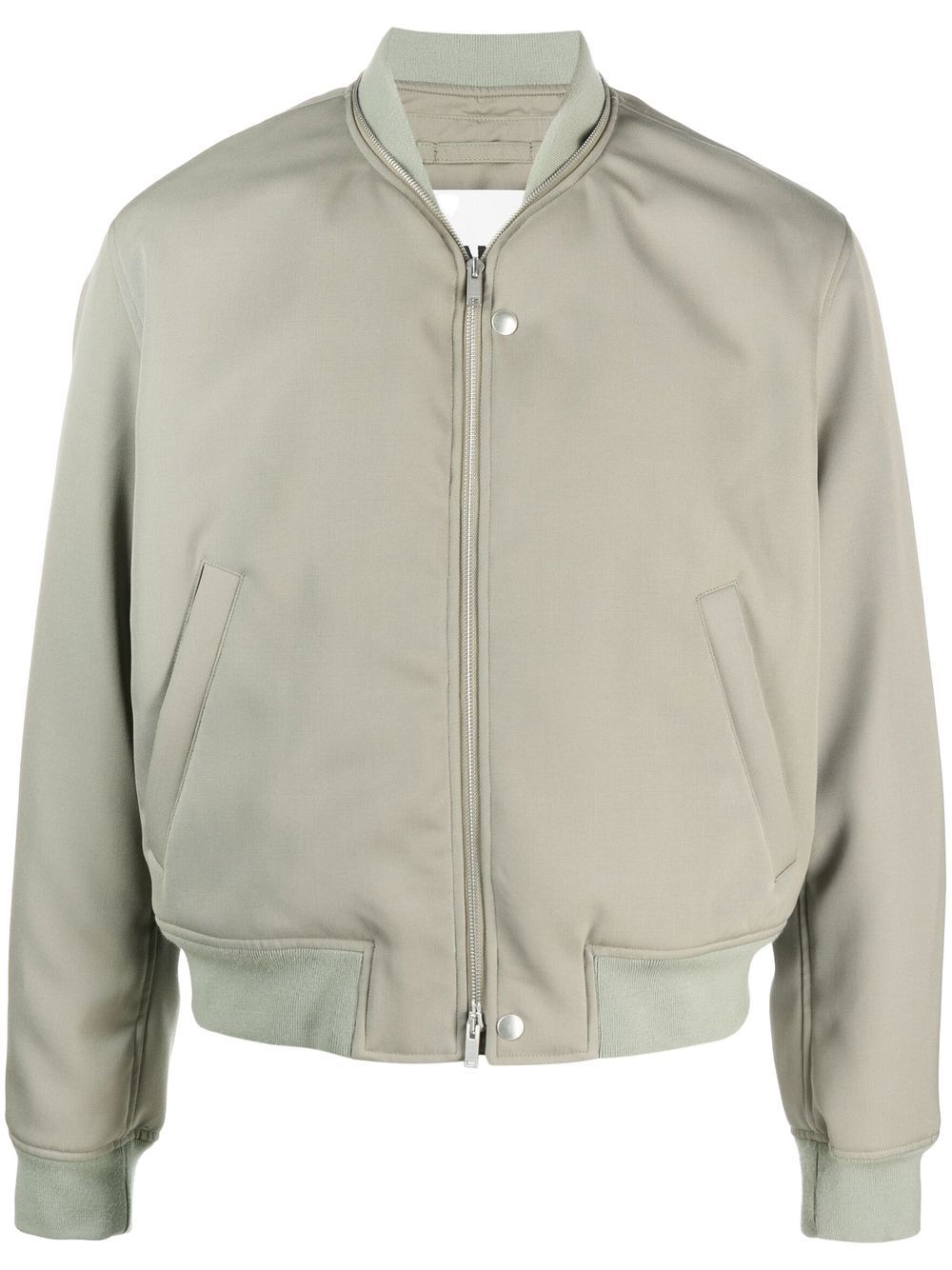 Jil Sander zip-fastening bomber jacket - Green von Jil Sander