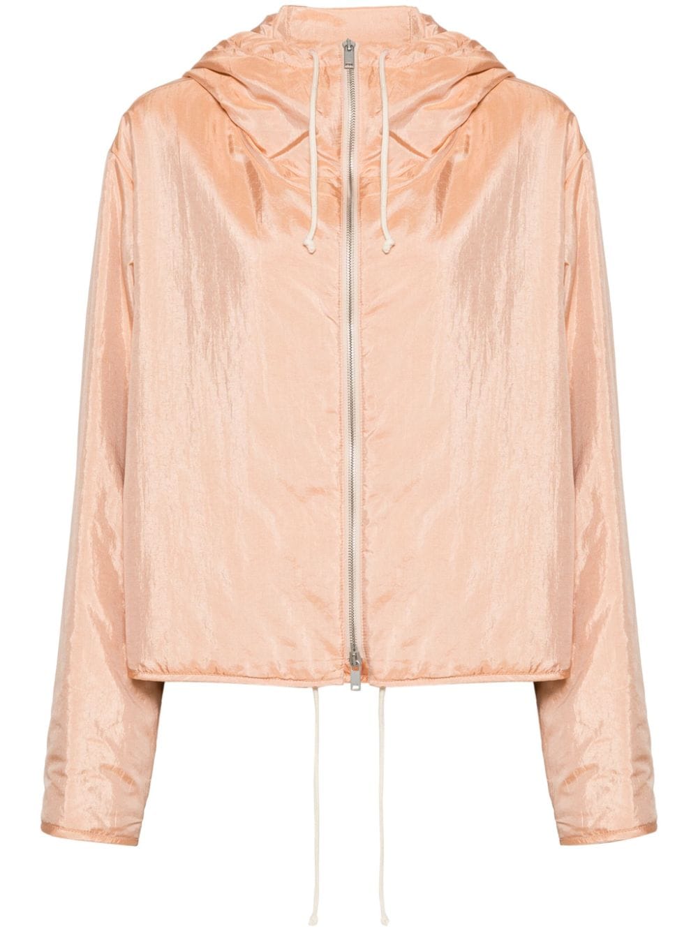Jil Sander zip-up hooded jacket - Pink von Jil Sander