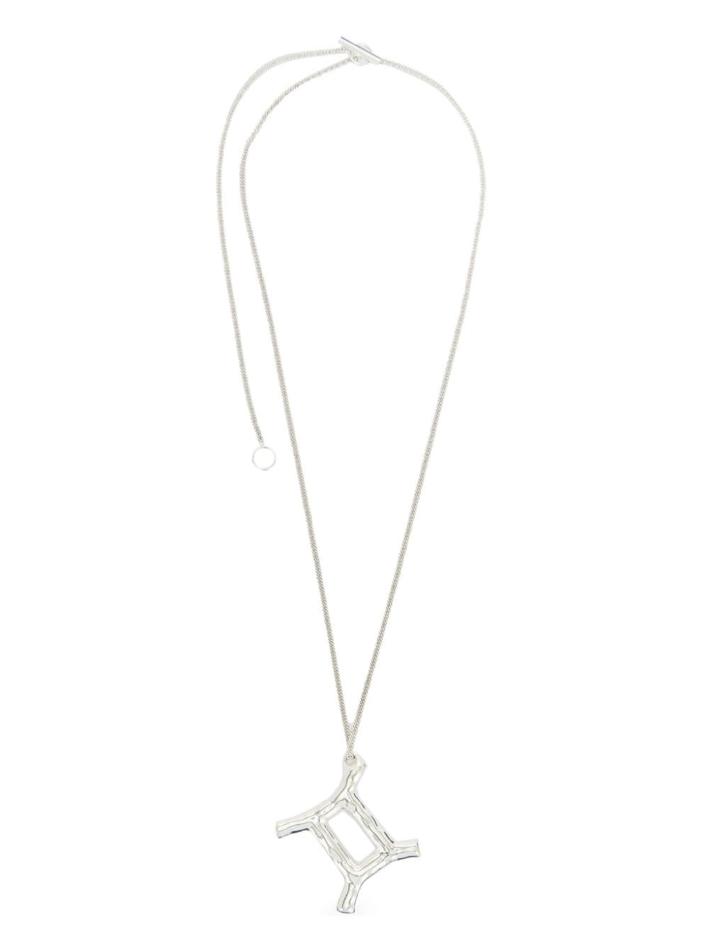 Jil Sander zodiac-pendant chain necklace - Silver von Jil Sander