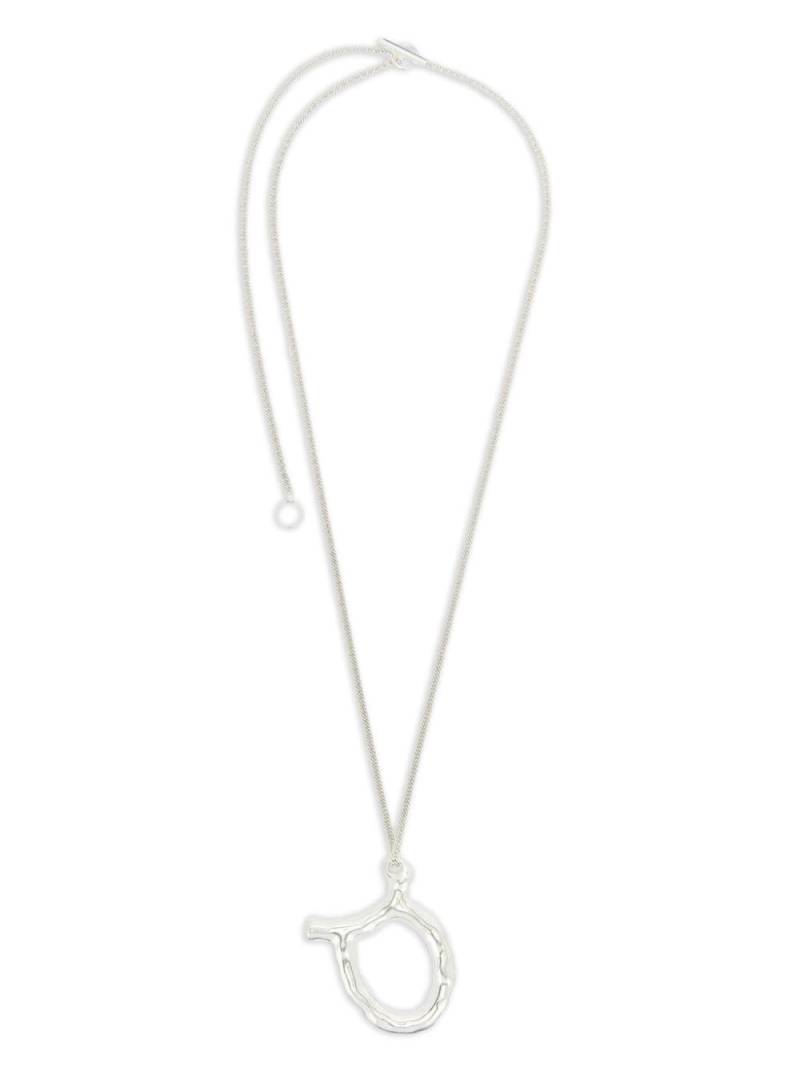 Jil Sander zodiac-pendant silver necklace von Jil Sander