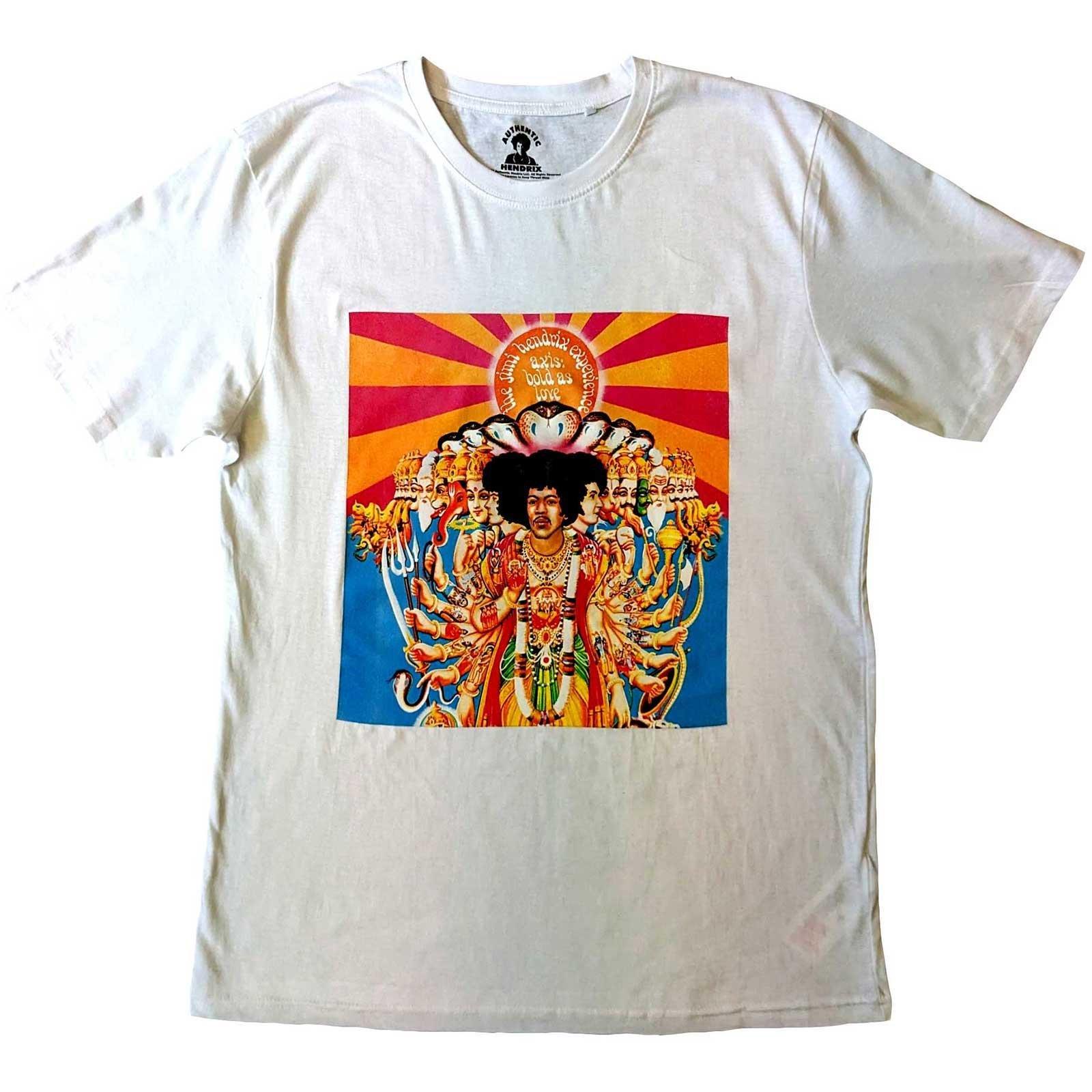 Axis Bold As Love Tshirt Damen Weiss L von Jimi Hendrix