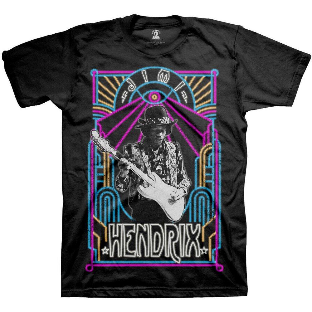 Electric Ladyland Neon Tshirt Damen Schwarz XL von Jimi Hendrix