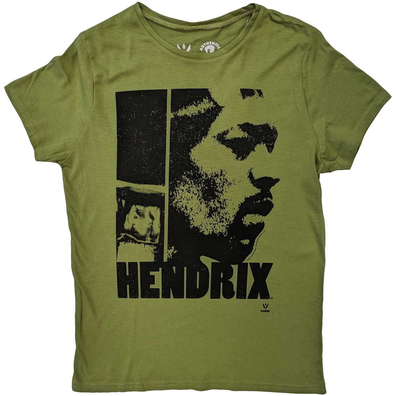 Let Me Live Tshirt Damen Grün M von Jimi Hendrix