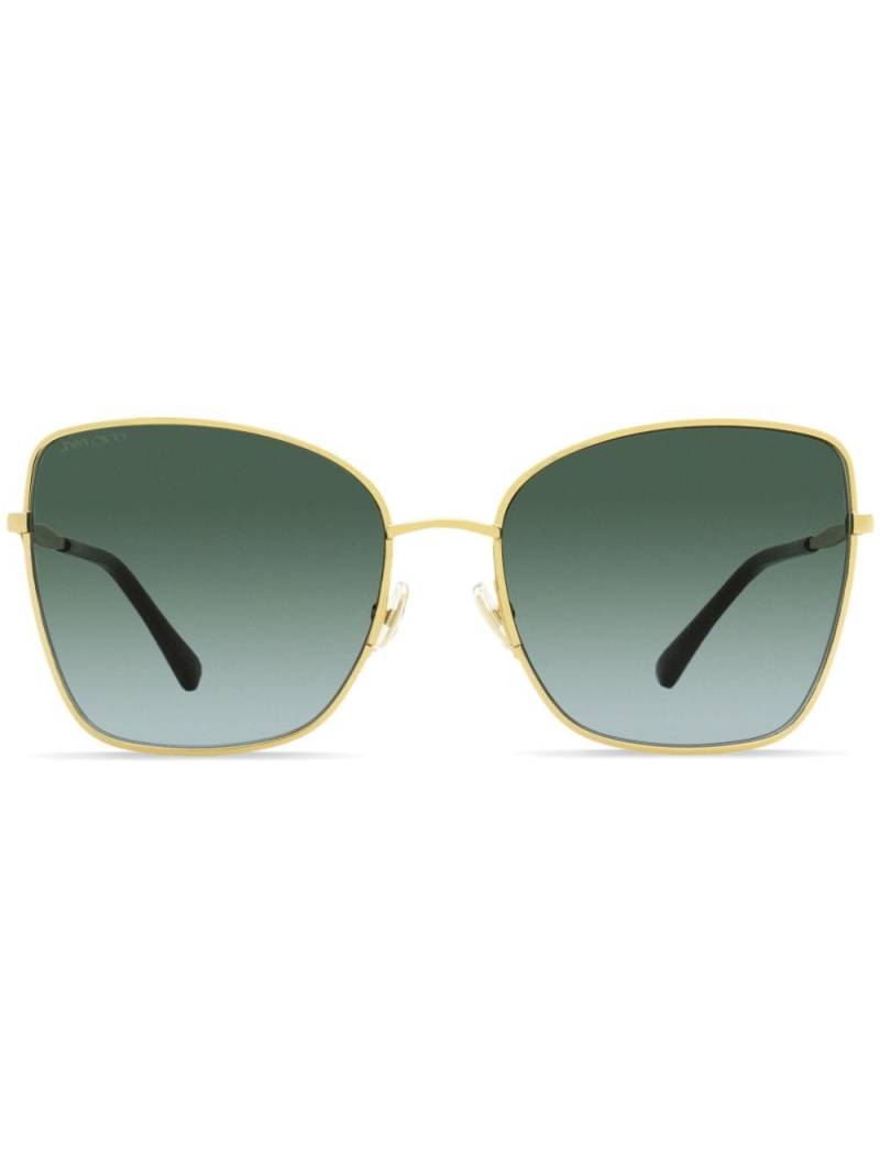 Jimmy Choo Eyewear Alexis Butterfly oversized-frame sunglasses - Grey von Jimmy Choo Eyewear