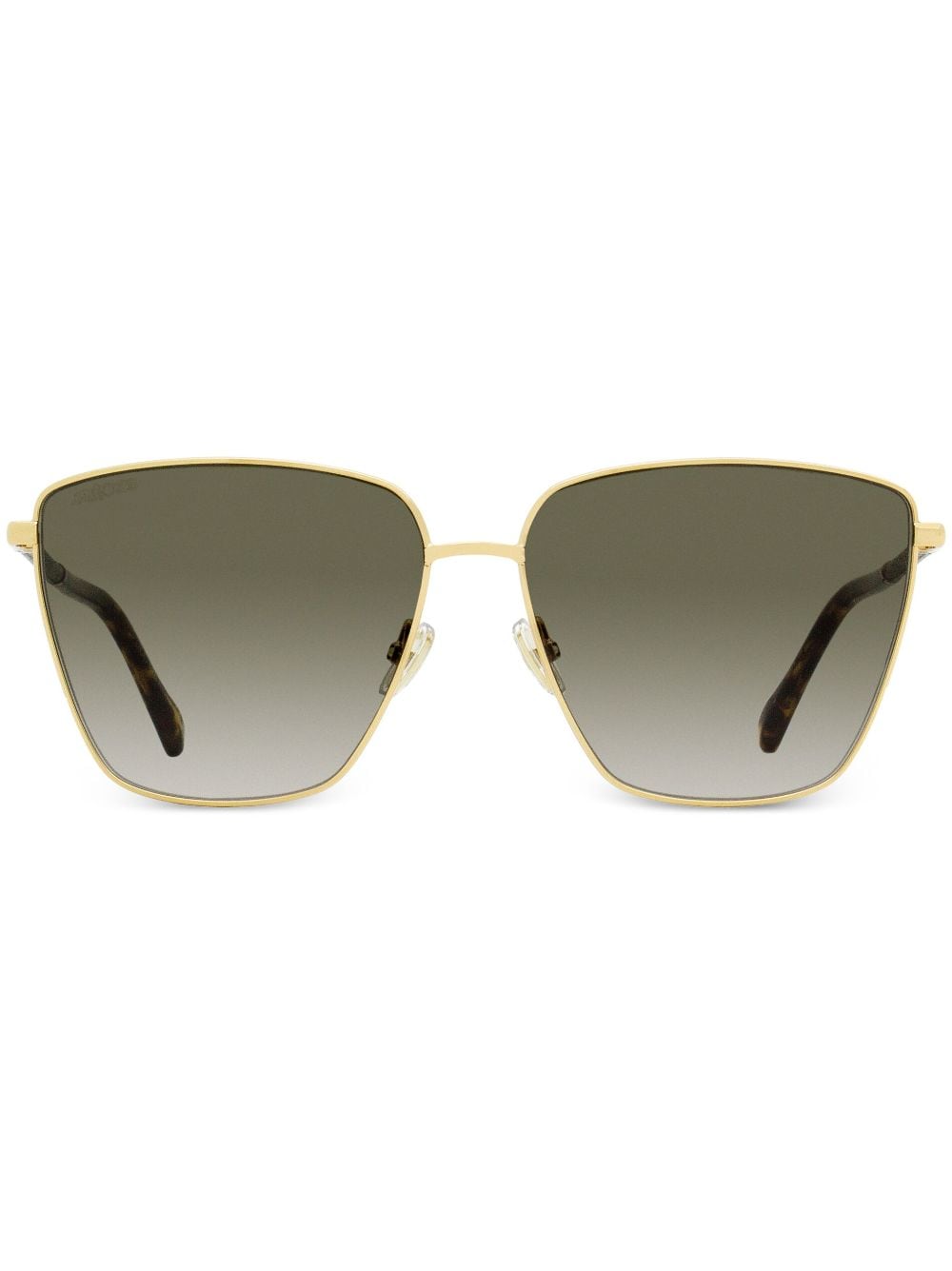 Jimmy Choo Eyewear Lavi oversize-frame sunglasses - Gold von Jimmy Choo Eyewear