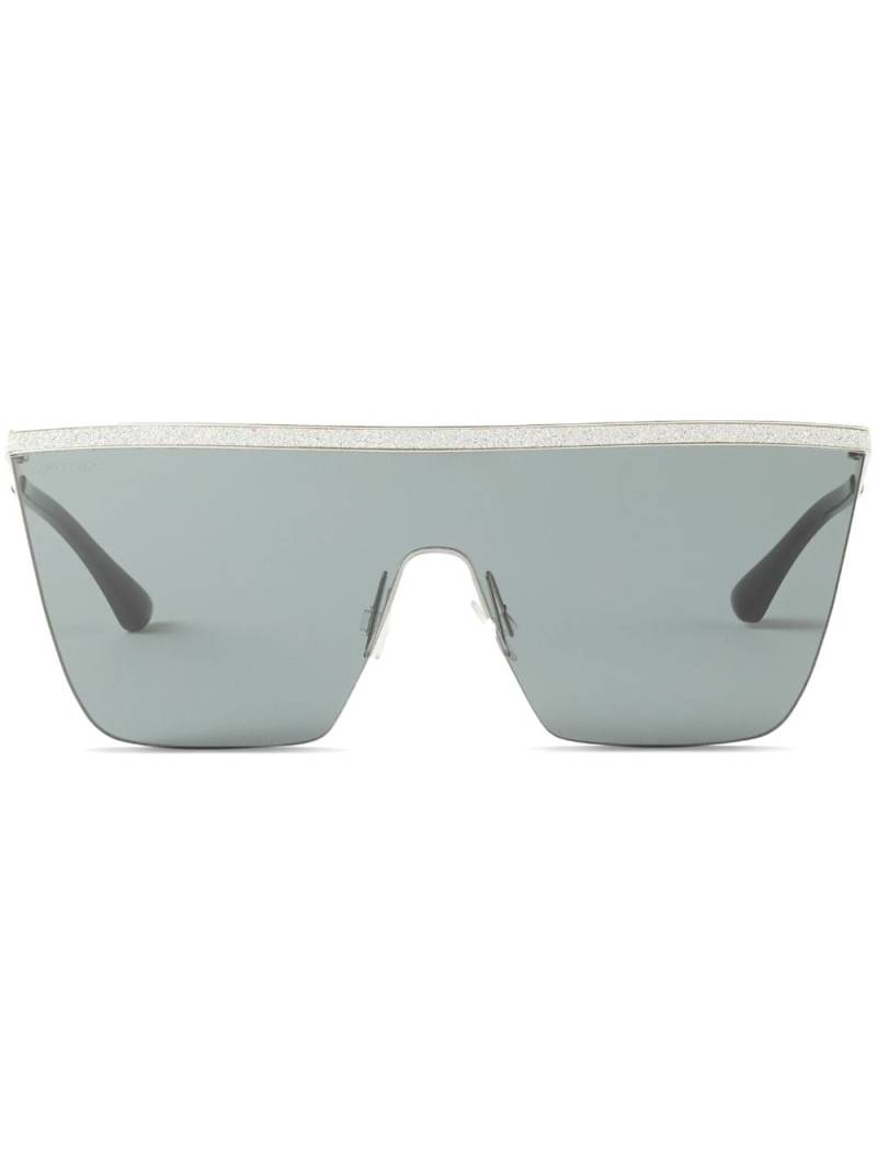 Jimmy Choo Eyewear Leah oversize-frame sunglasses - Silver von Jimmy Choo Eyewear